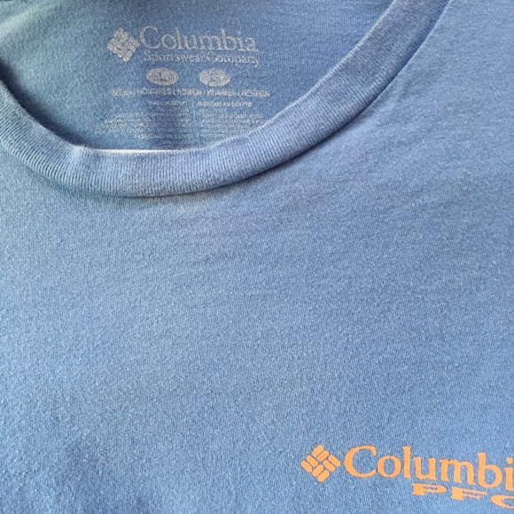 Columbia Men’s PFG Triangle Back Graphic Short Sleeved T-shirt Size Large - Picture 3 of 3